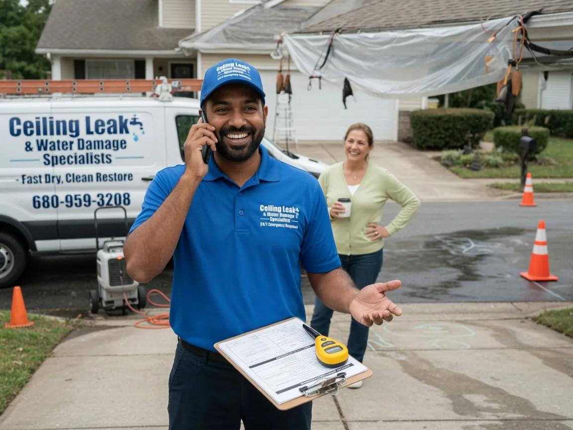 Ceiling Leak Cleanup Holden, LA FAQs